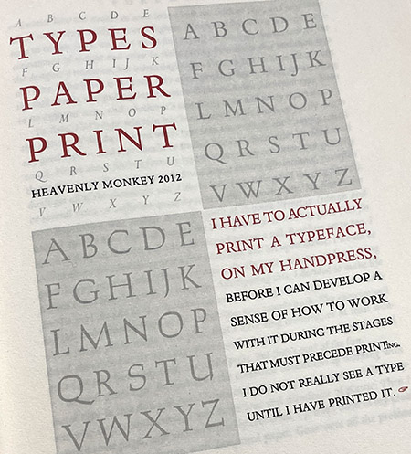 Types/Paper/Print